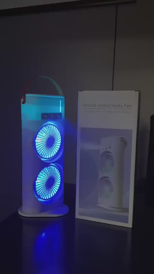 Double fan cooler mist