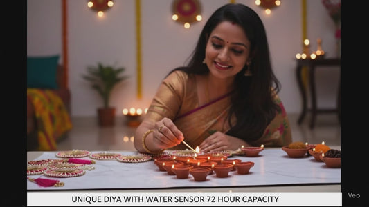 LED Light Water Sensor Diyas Plastic with, Ambient Lights, (Pack of 6/12/18/24)